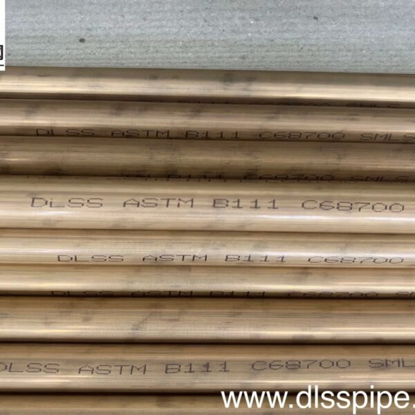 Aluminum Brass C68700 (O61) ASTM B111 Seamless Tube 19 × 1.6mm × 3000mm with 100% Eddy Current Testing for Condenser Applications.