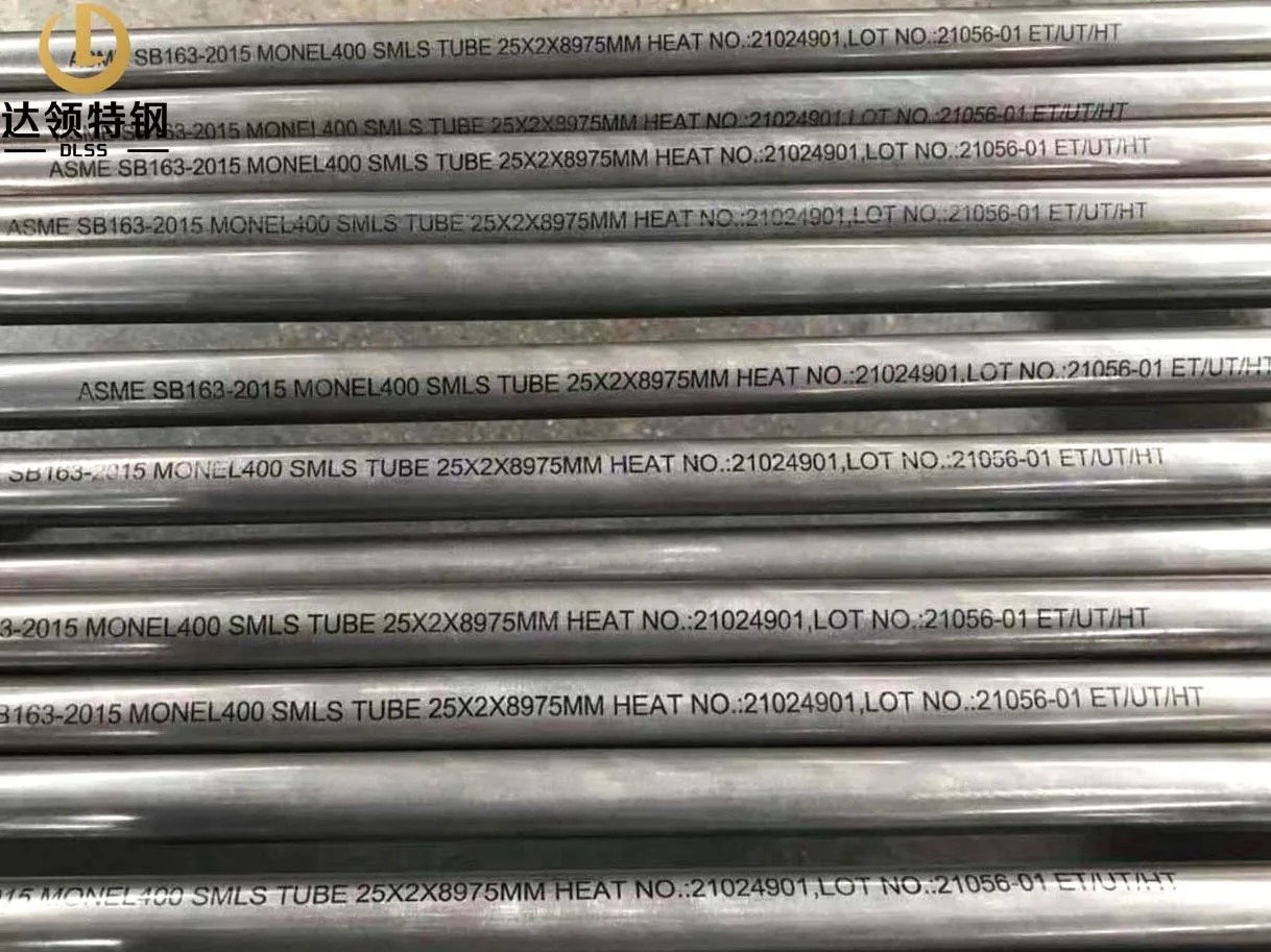 ASTM B163 Incoloy 825 (UNS N08825) Seamless Tube – 25.4 × 2.11 × 5555 mm, Bright Annealed Surface
