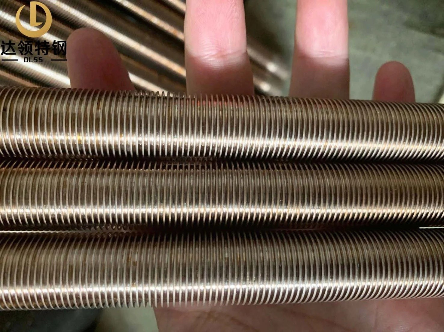 Copper Nickel ASTM B111 C70600(O61) Seamless Low Finned Tube for Oil Cooler Pipe