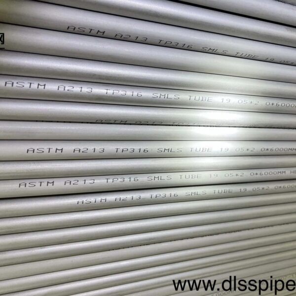 ASME SA213 TP316H Seamless Tube (19.05 × 2.0mm, up to 6000mm in length)