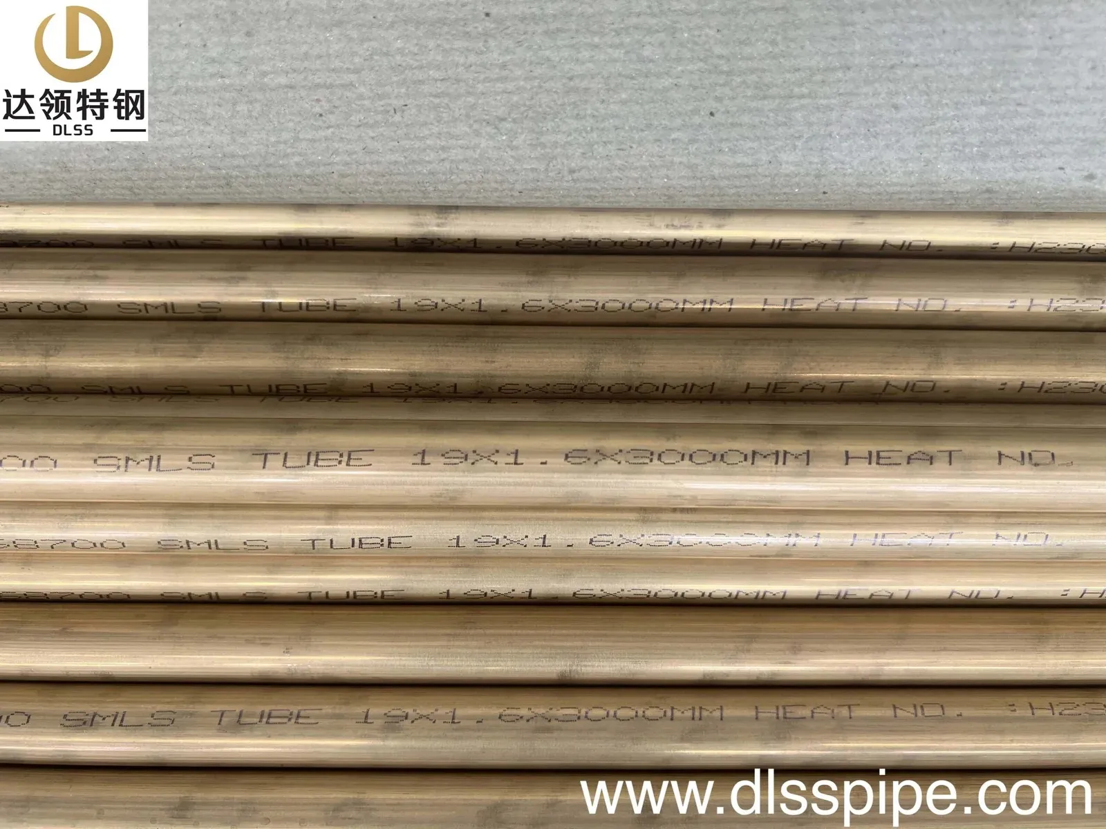 Aluminum Brass C68700 (O61) ASTM B111 Seamless Tube 19 × 1.6mm × 3000mm with 100% Eddy Current Testing for Condenser Applications.