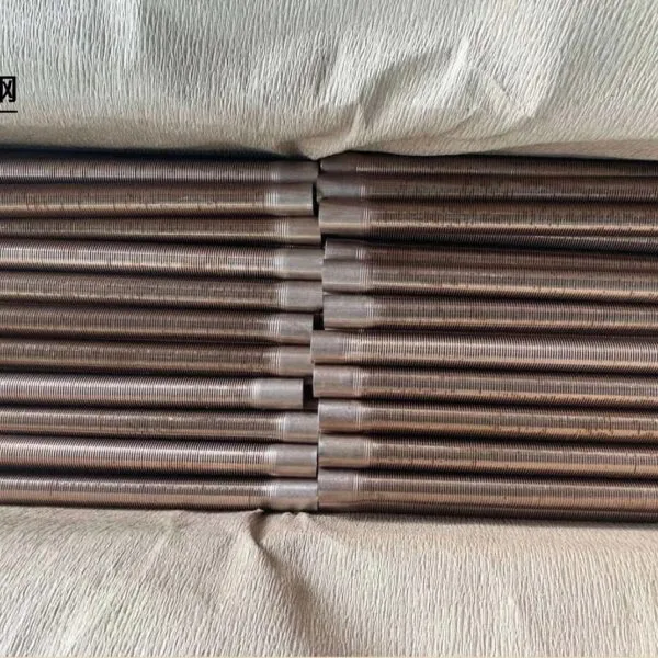 Copper Nickel ASTM B111 C70600(O61) Seamless Low Finned Tube for Oil Cooler Pipe