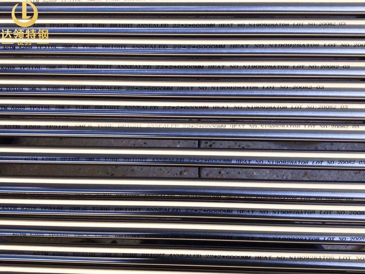 ASTM A269 TP316L Seamless Tube