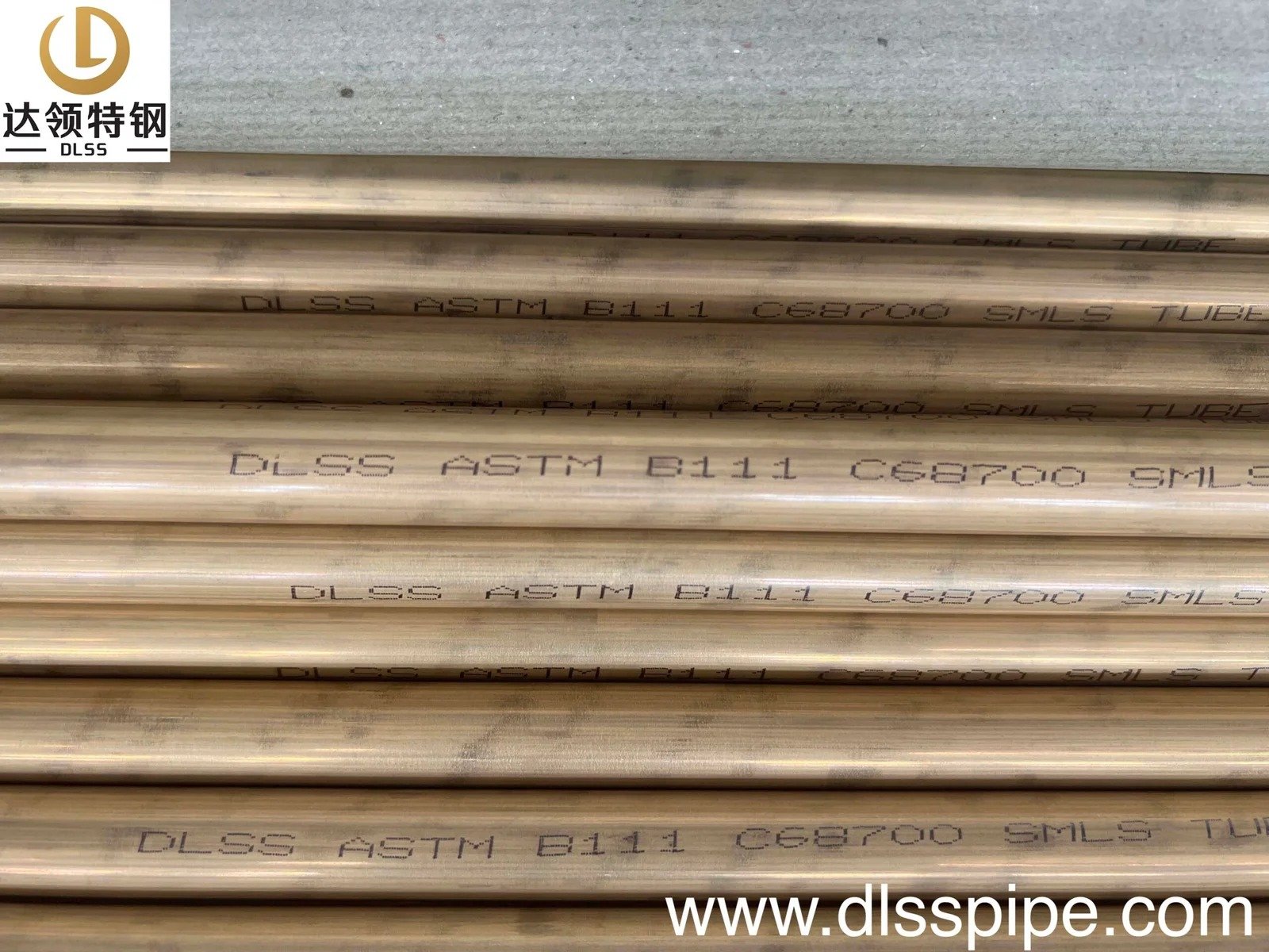 Aluminum Brass C68700 (O61) ASTM B111 Seamless Tube for Condenser – 19×1.6×3000 mm with 100% Eddy Current Testing